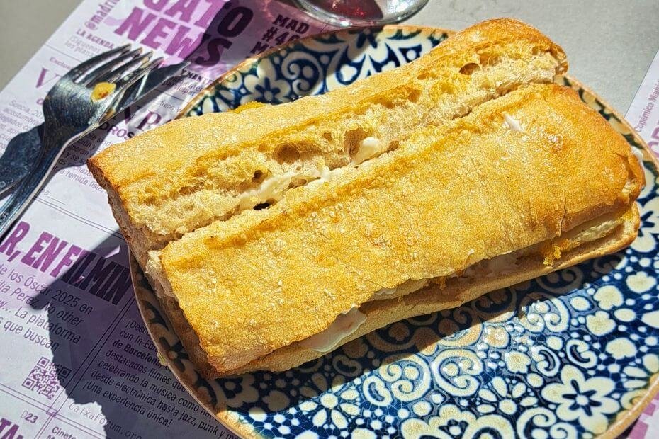 Bocadillos veganos en Madrid