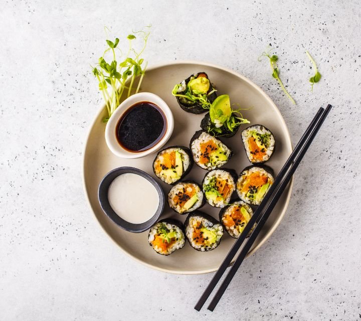 Ideas de sushi vegano sin pescado