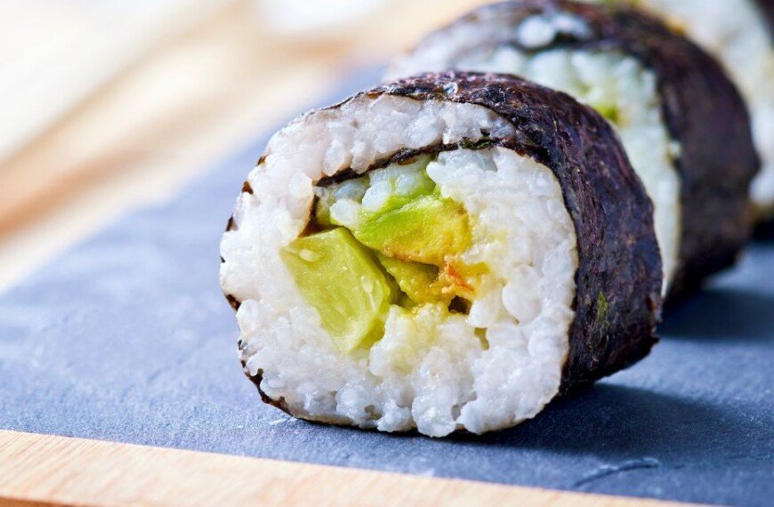 Receta de sushi vegano