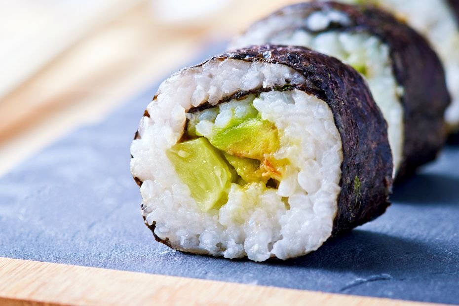 Receta de sushi vegano