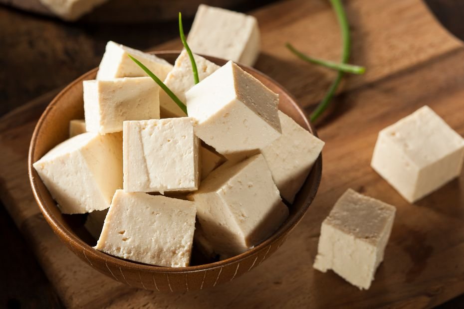 Cubos de tofu