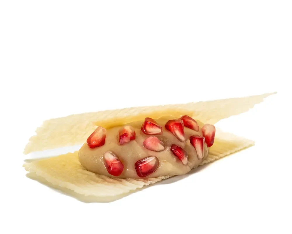 Tapa vegana Tapapiés en La Marimala cocinada por Santa y Pura