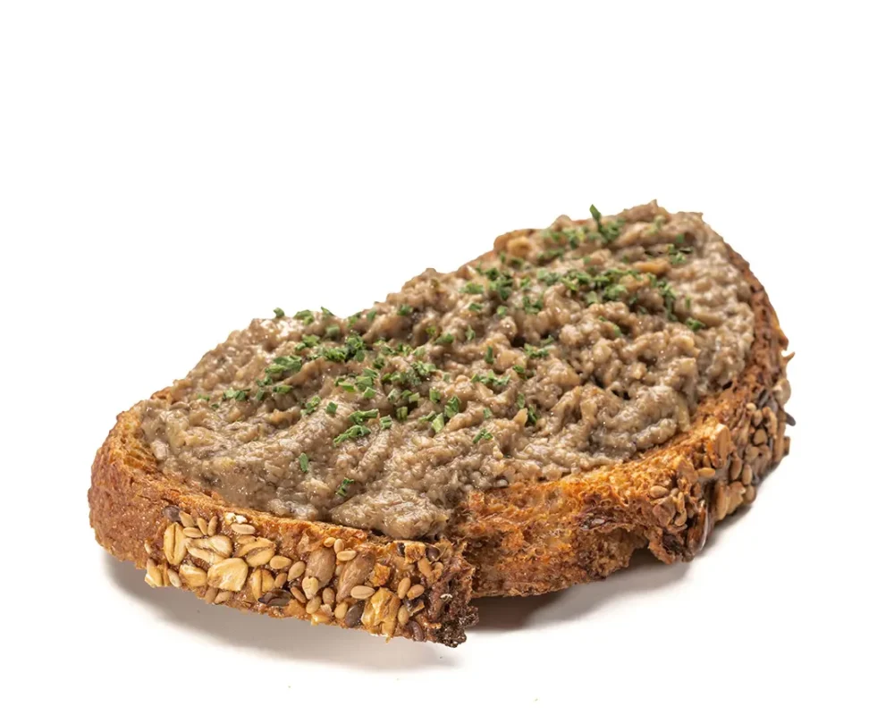 Tapa vegana Tapapiés 2025 tosta de Macanudos