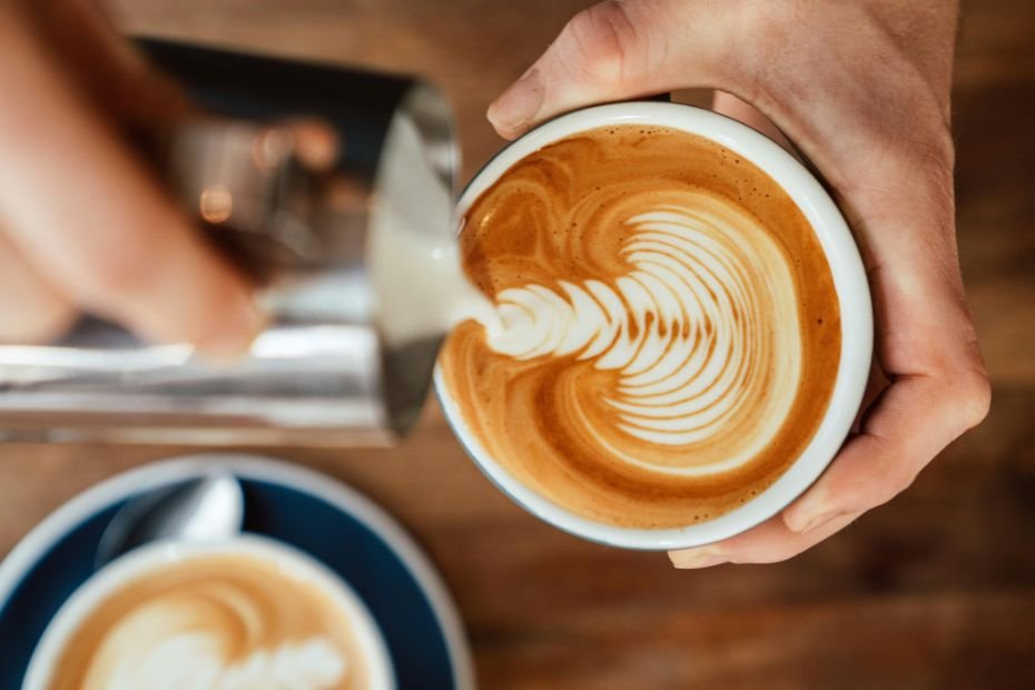 Café con leche de avena