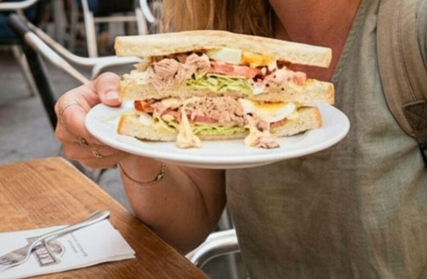 Una turista pide un “sándwich vegetal”… y no da crédito a lo que le sirven