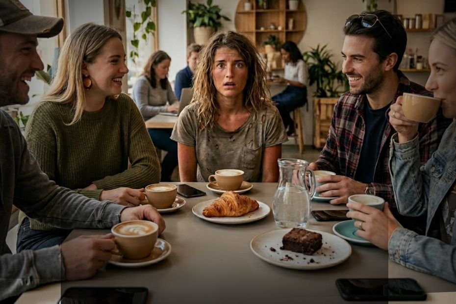 Una persona vegana se enfrenta al dilema de la isla desierta imaginaria