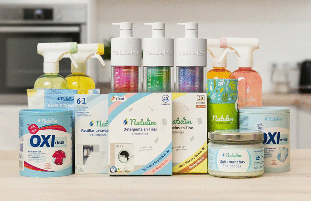 Natulim, productos de limpieza veganos y cruelty free.