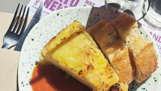 Pincho de tortilla de patata vegana Viva Chapata