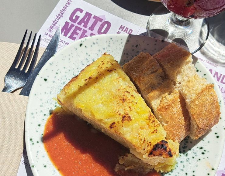 Pincho de tortilla de patata vegana Viva Chapata