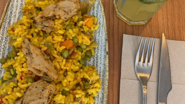 Paella vegana Viva Chapata Lavapies
